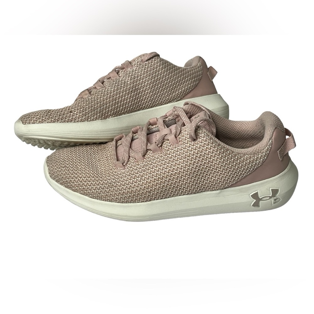 Under Armour‎ Women's 8 Pink Ripple Sneakers Sportstyle Shoes 3021490
